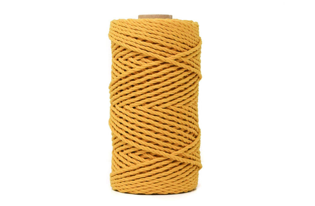 Cotton Rope Zero Waste 3 Mm - 3 Ply - Ocher