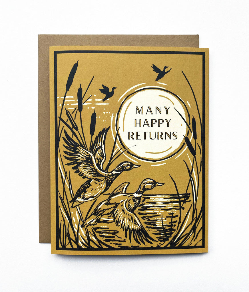 Many Happy Returns Greeting Card