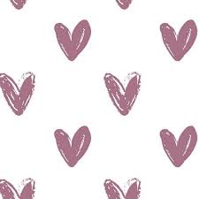 Avalana Sweat Hearts in Rose --- Stof A/S Fabrics