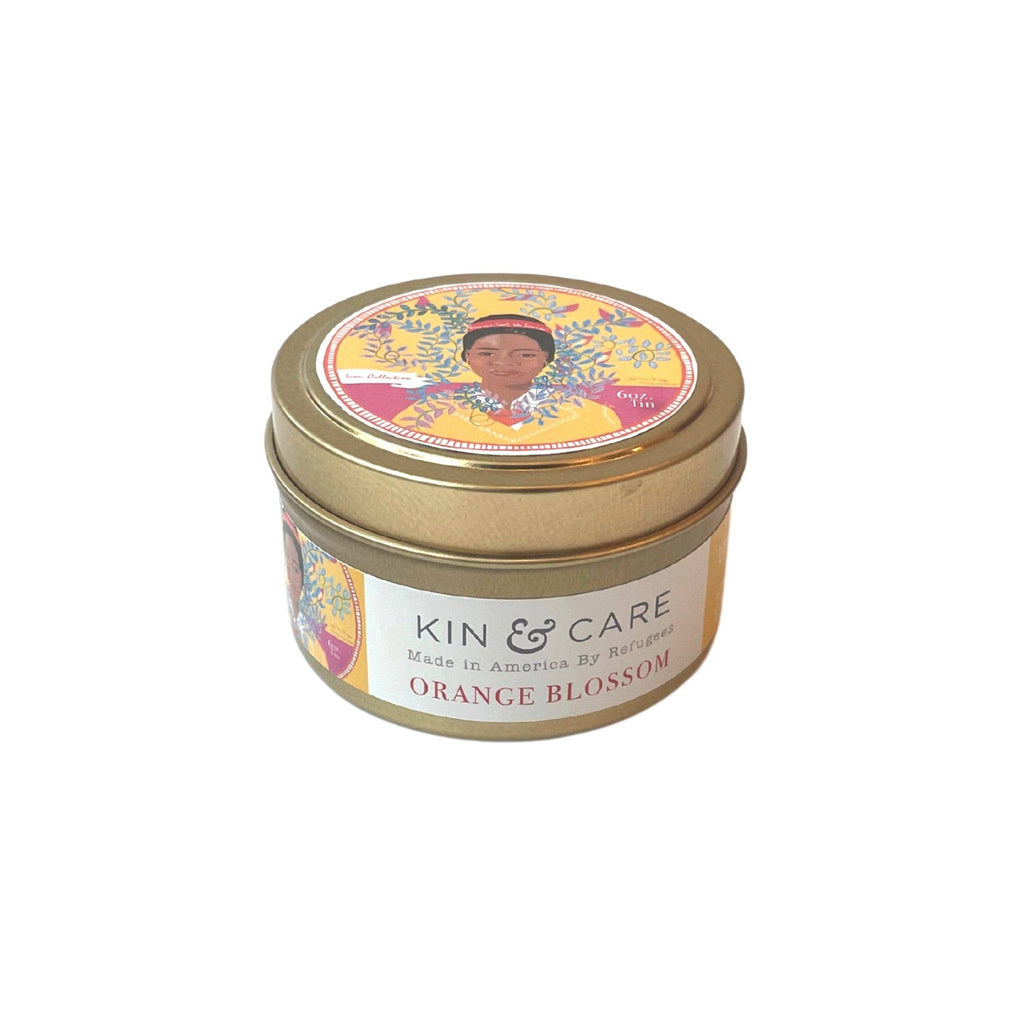 Icon Collection Tin Candle -- Amanda Gorman/Orange Blossom