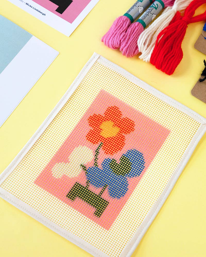 Mickebana Trio Needlepoint Kit for Kids