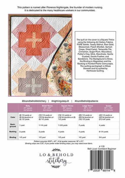 Nightingale Quilt Pattern -- Lo & Behold Stitchery