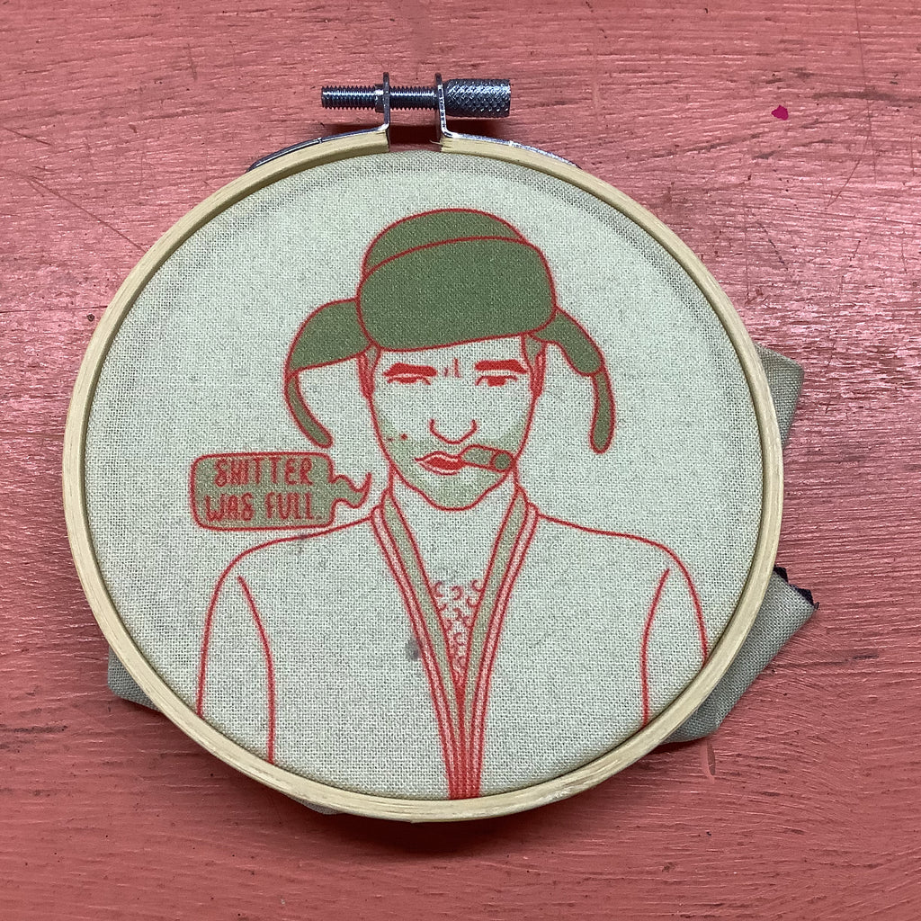 Christmas Vacation Eddie Embroidery Kit