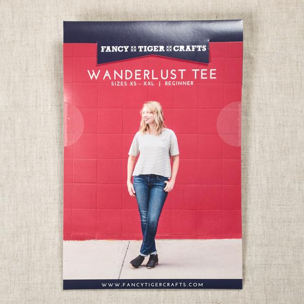 Wanderlust tee pattern -- Fancy Tiger Crafts