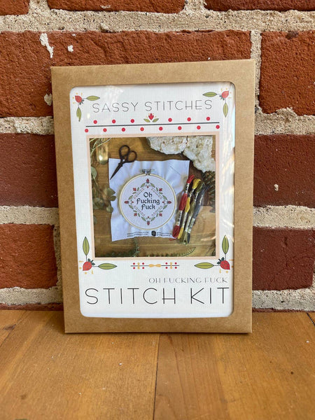 DIY Stitch Kit -  Oh Fucking Fuck Embroidery Kit