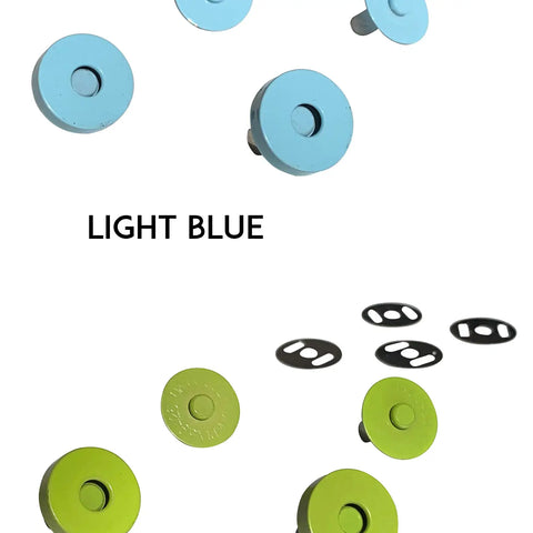 Light Blue Magnetic Snaps --- Sassafras Lane Designs