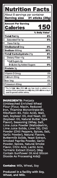 Pop Daddy – Mexican Street Corn Seasoned Pretzels 7.5oz