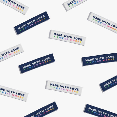 Made With Love & Swear Words Labels |  by KATM