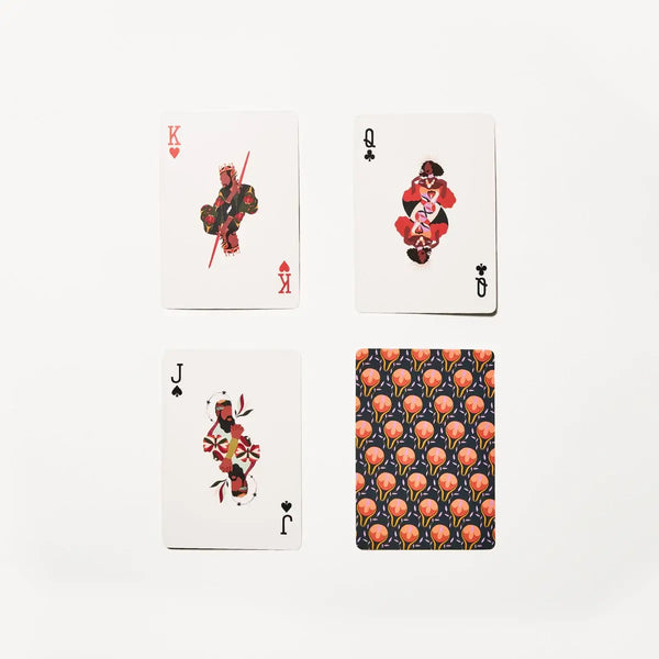 Spades Playing Cards Set, Illustrated Deck