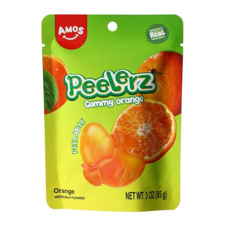 Peelerz Gummy Orange 3 Ounce Bags