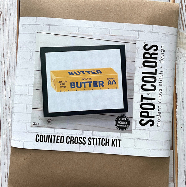 Butter Stick Counted Cross Stitch Kit