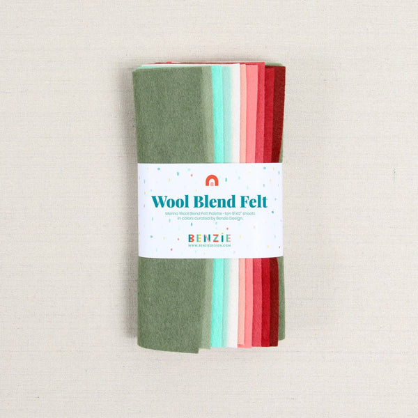 Wool Felt Sheets, Winter Mint