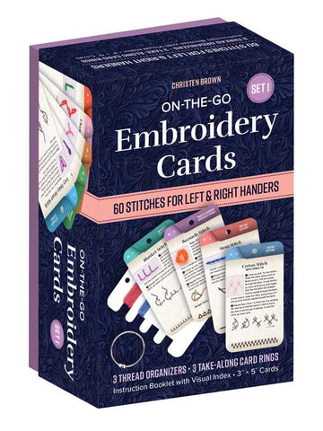 On-the-Go Embroidery Cards Set 1 by Christen Brown