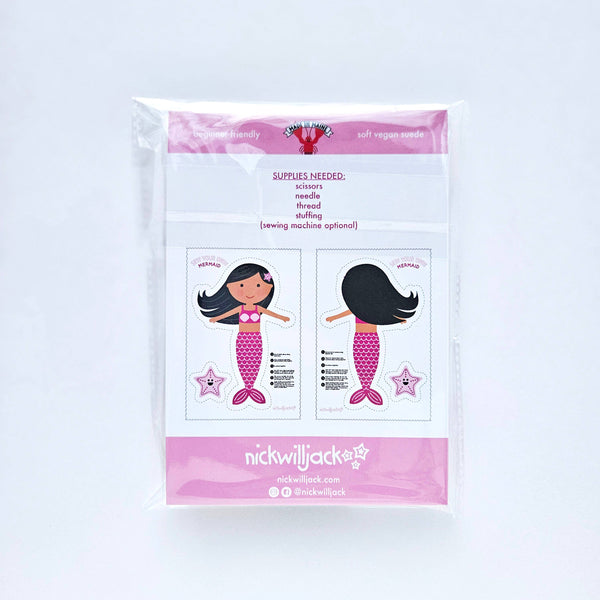 Sew Your Own Mermaid Doll Craft Kit