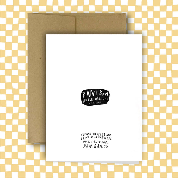 CROSS STITCH SHIT SHOW Greeting Card