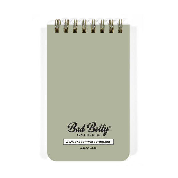 Jumping to Conclusion - Funny 3x5 Spiral Memo Notepad