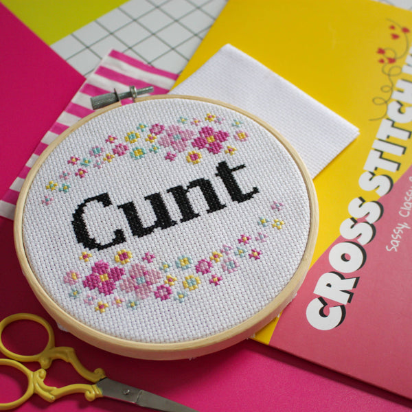 C*nt - Adult Cross Stitch Kit