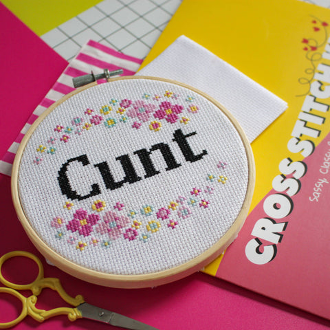 C*nt - Adult Cross Stitch Kit