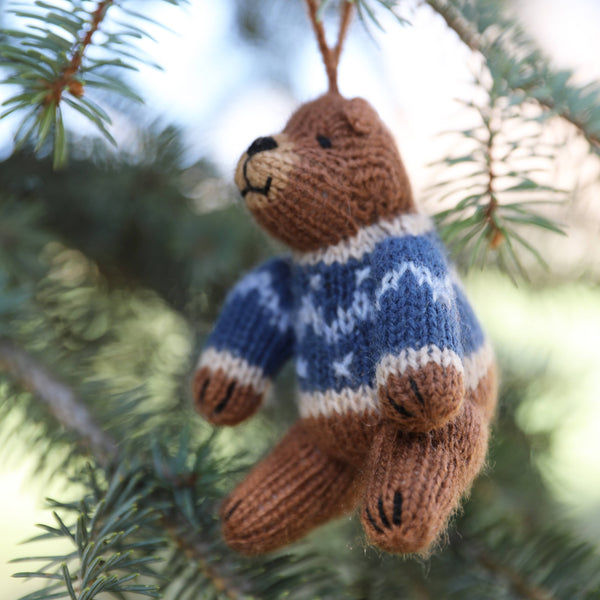 Brown Bear Ornaments
