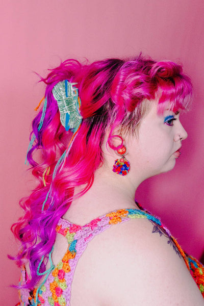 Crochet Yarn Hair Claw