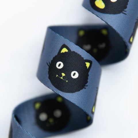 Webbing 1.5" Snacks Cat -- Stitch Supply Co.