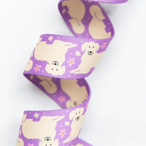 Webbing 1.5" Golden Pup by Sarah Watts -- Stitch Supply Co.