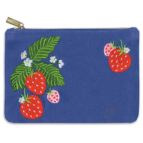 F&F Glam Bag Embroidered Strawberries -- Lady Jayne