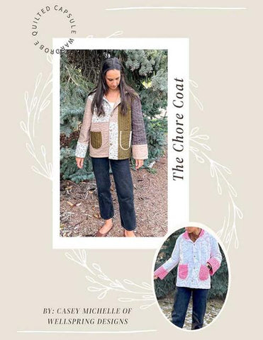 Quilted Chore Coat Pattern -- Wellspring Design