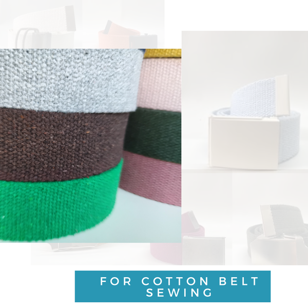 1.5" Green Heavy Cotton Webbing for Sewing Roll