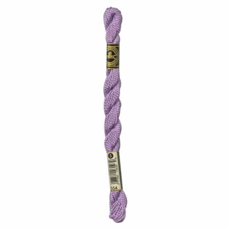 Pearl Cotton Skein Size 3 Light Violet #554 - DMC