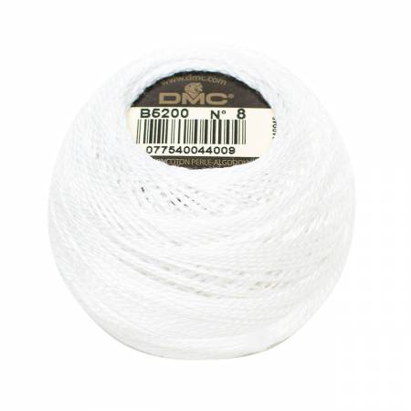 Pearl Cotton Balls Size 5 Snow White - DMC