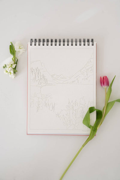 National Parks Watercoloring Book