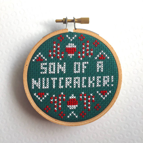 Son of a Nutcracker Ornament Cross Stitch Kit