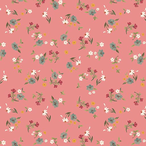 Heirloom Floral Rose -- Heirloom Garden By FOX AND FABLES -- Benartex Fabrics
