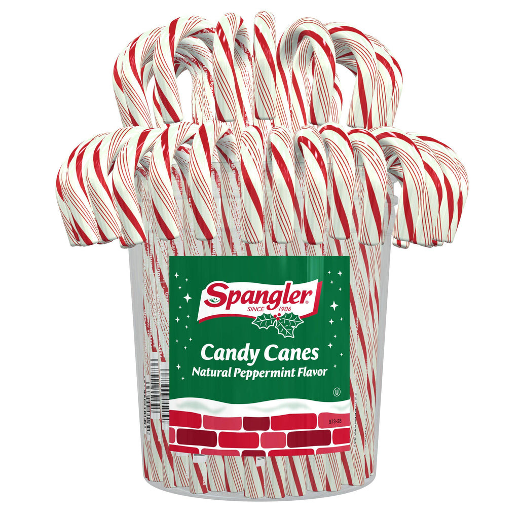Peppermint Red & White Candy Cane, 60ct Jar
