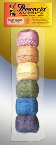 Pearl Cotton Size 8 Thread Sampler Pack Monet -- Presencia