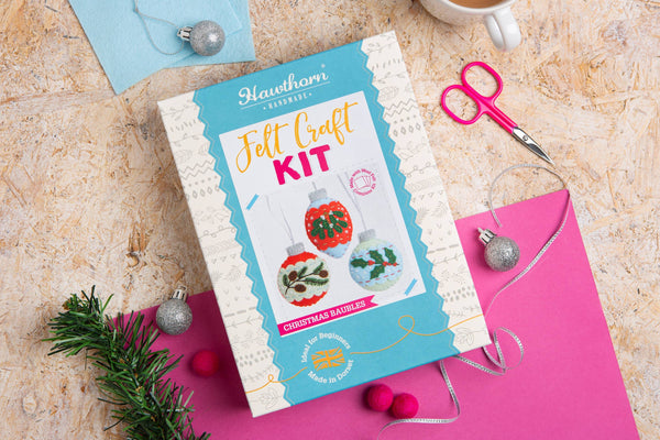 Christmas Baubles Felt Craft Kit | Christmas Craft Kit