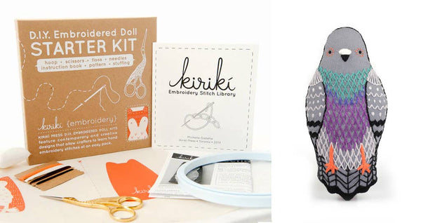 Pigeon - Embroidery Kit: Doll Kit