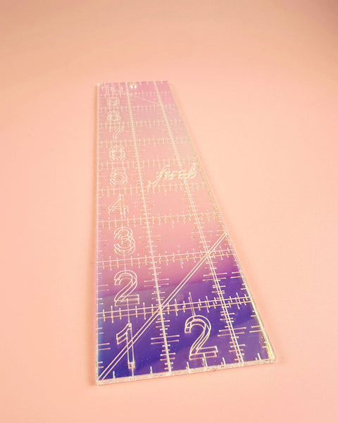 2.5 by 10 in quilting ruler