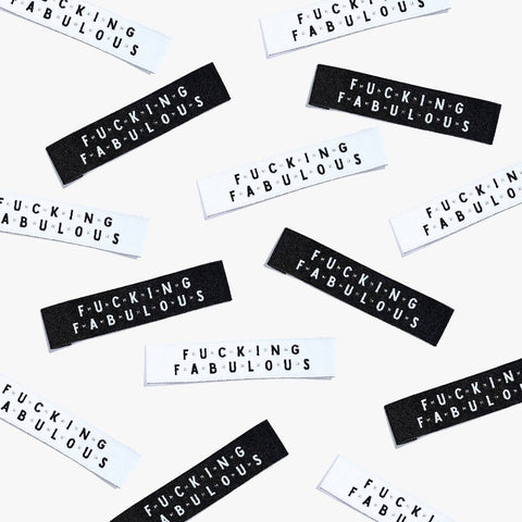 Fucking Fabulous Woven Labels | KATM