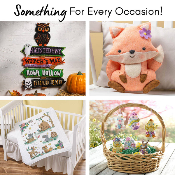 Bucilla Classic Christmas Cross Stitch set of 30