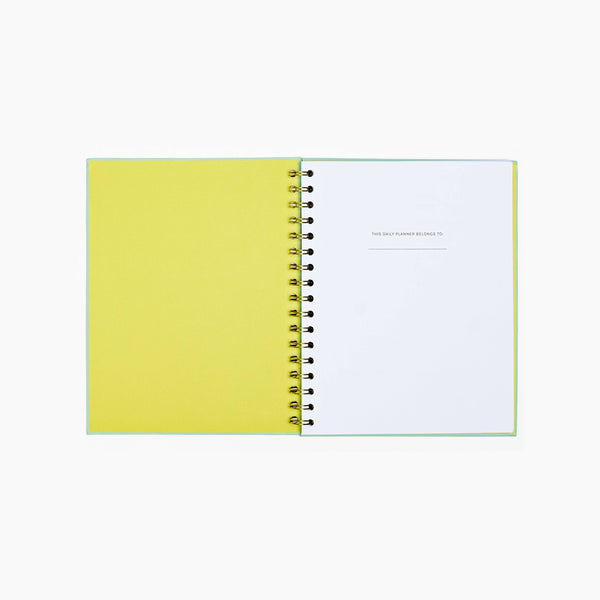 Let It Flow Wellness Self-Care Undated Planner