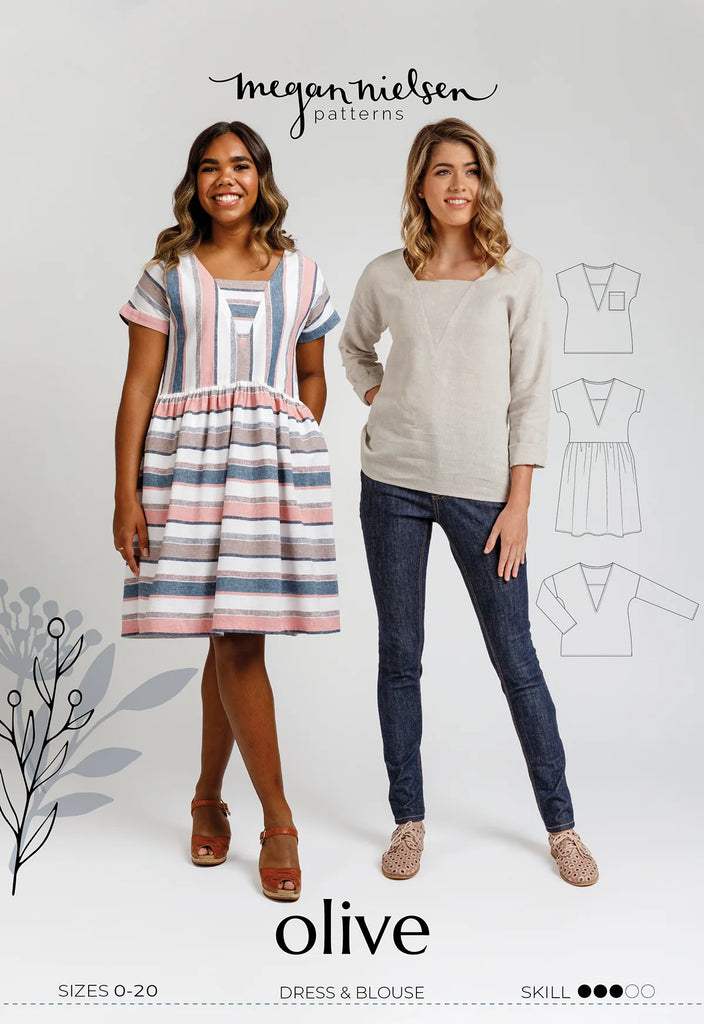 Olive SEWING PATTERN by Megan Nielsen