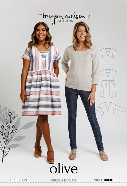 Olive SEWING PATTERN by Megan Nielsen