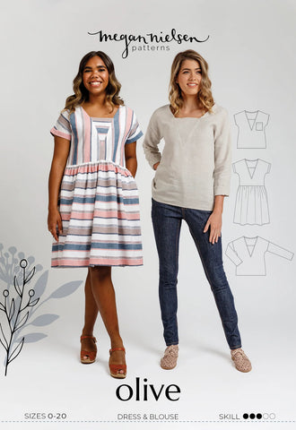 Olive SEWING PATTERN by Megan Nielsen