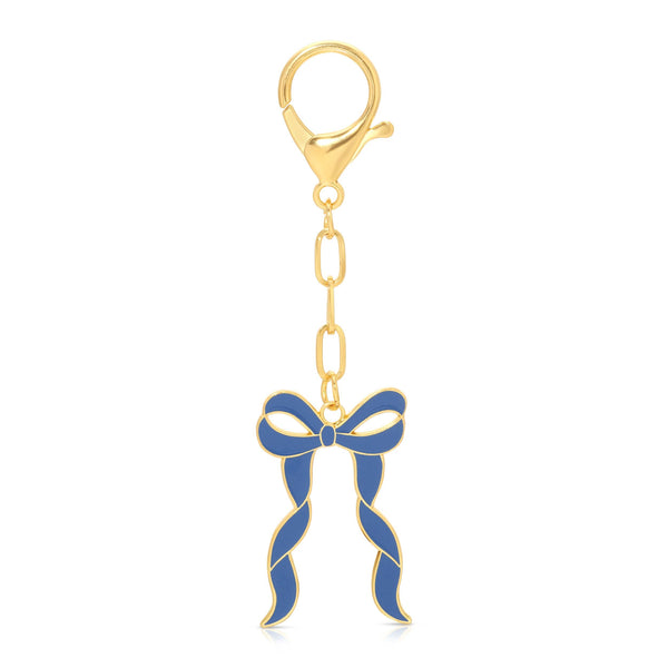 Enamel Bag Charm - Bow