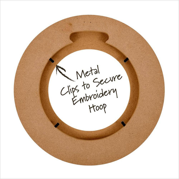 Bucilla® Wood Embroidery Hoop Frame -  6” Beaded Circle