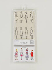 100 Ladies Fabric Pale Grey - Lecien
