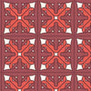 Red Prism Organic Barkcloth -- Wright Prisms Organic Barkcloth by Lloyd Wright Collection --- Cloud 9