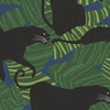 Black Panthers Organic Cotton Canvas --  Ophelia Pang Collection  --- Cloud 9